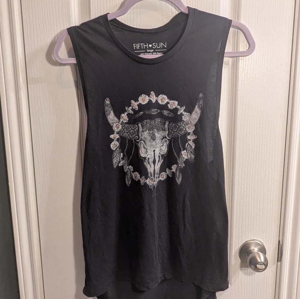 Fifth Sun Black Graphic Tee - Picture 2 of 3